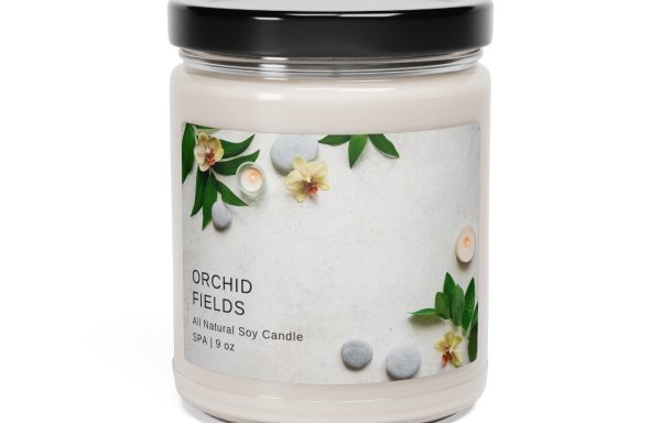 ORCHID FIELDS 9 oz SOY SPA CANDLE